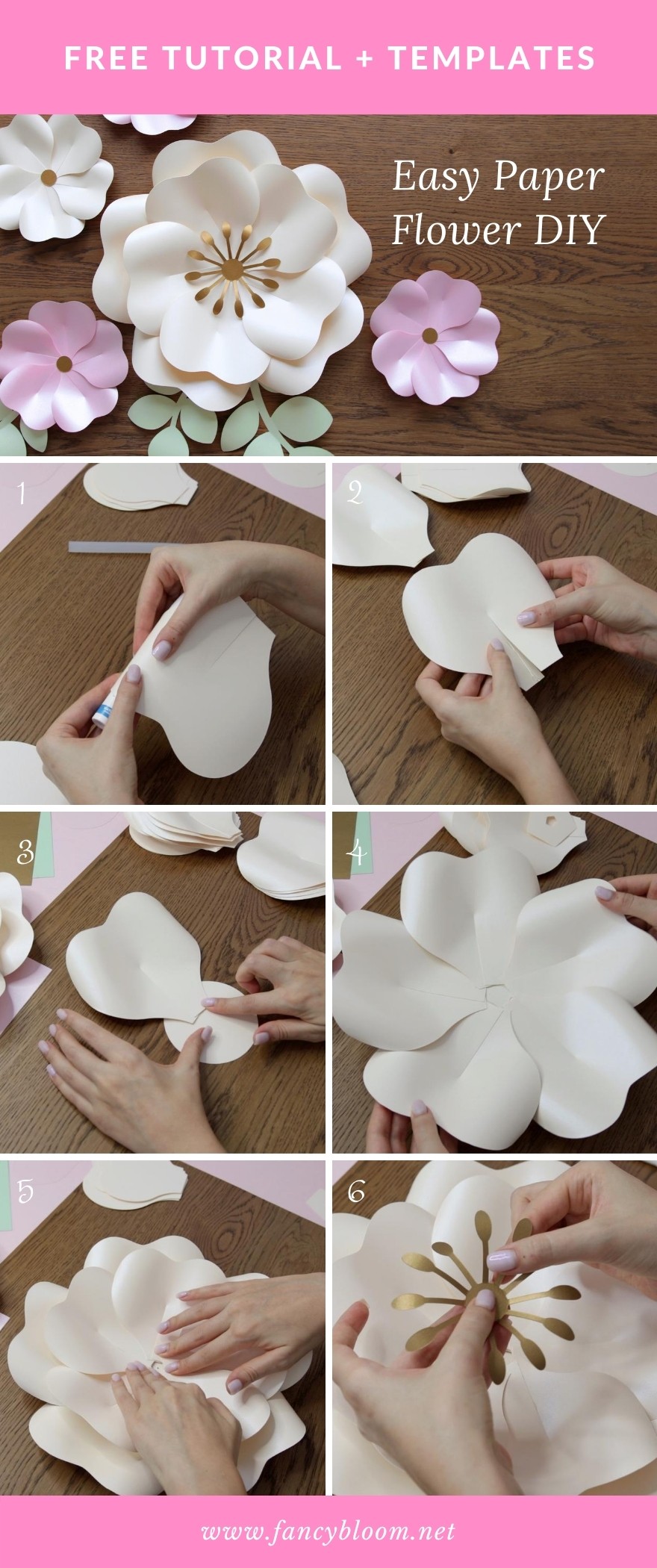 DIY Tutorial: How to Create Paper Flowers - Deluxe Flower Shaping