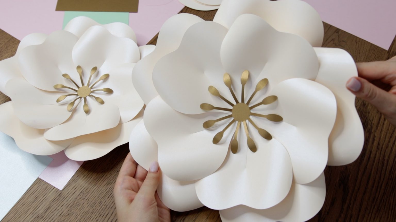 Large Paper Flower Tutorial DIY FancyBloom FancyBloom