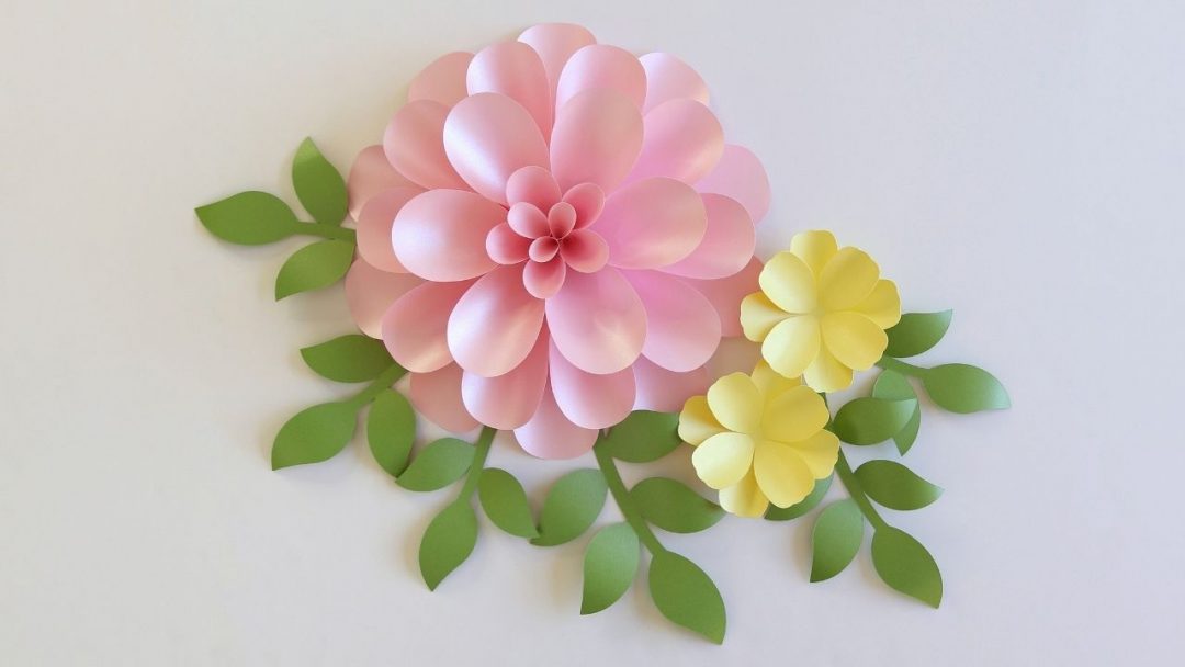 Paper Dahlia Tutorial (with free templates) FancyBloom