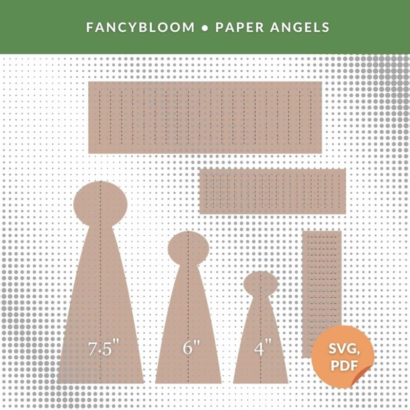 Paper angel templates