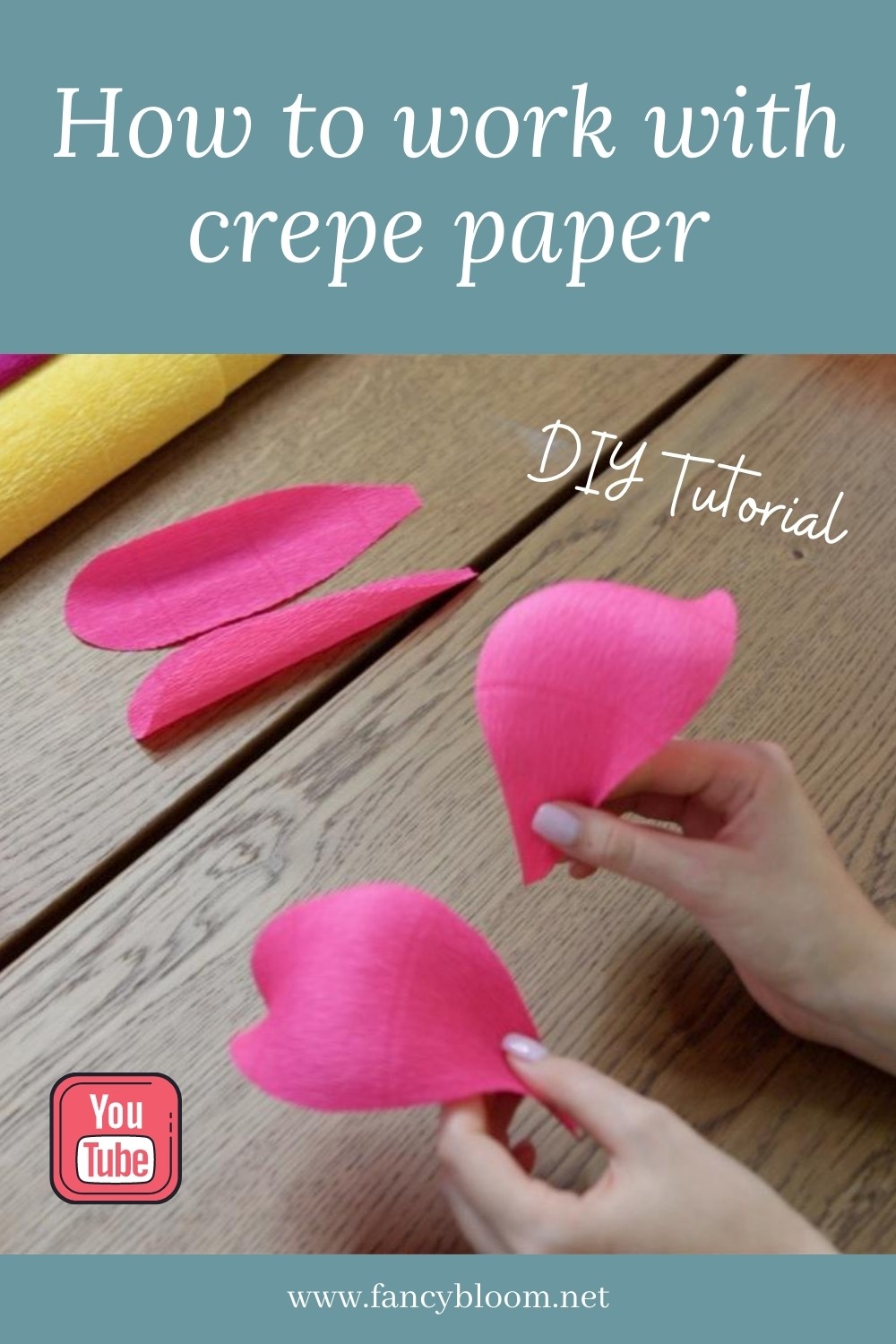 How To Make Crepe Paper Petals For Giant Peony - FancyBloom