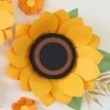 Large paper sunflower template