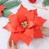 Large paper poinsettia template