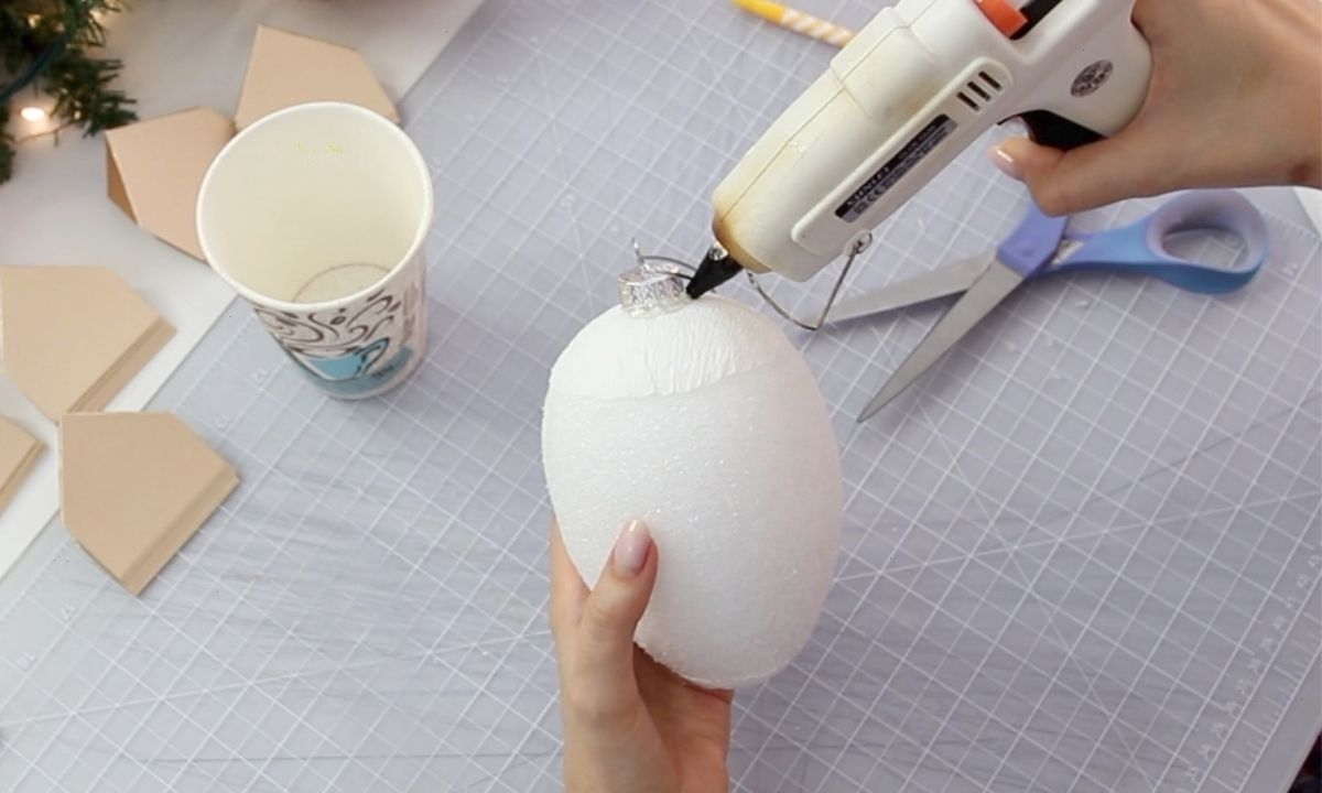 Diy Paper Pine cone Ornaments