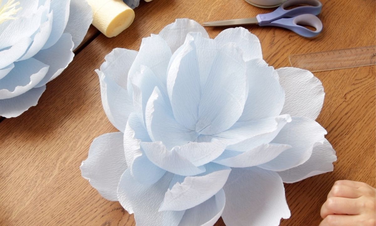Crepe Paper Flower blog 14