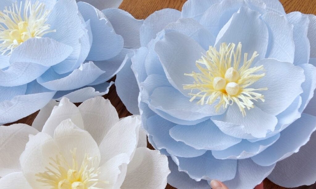 EASY Crepe Paper Flowers For Beginners Step By Step Tutorial FancyBloom