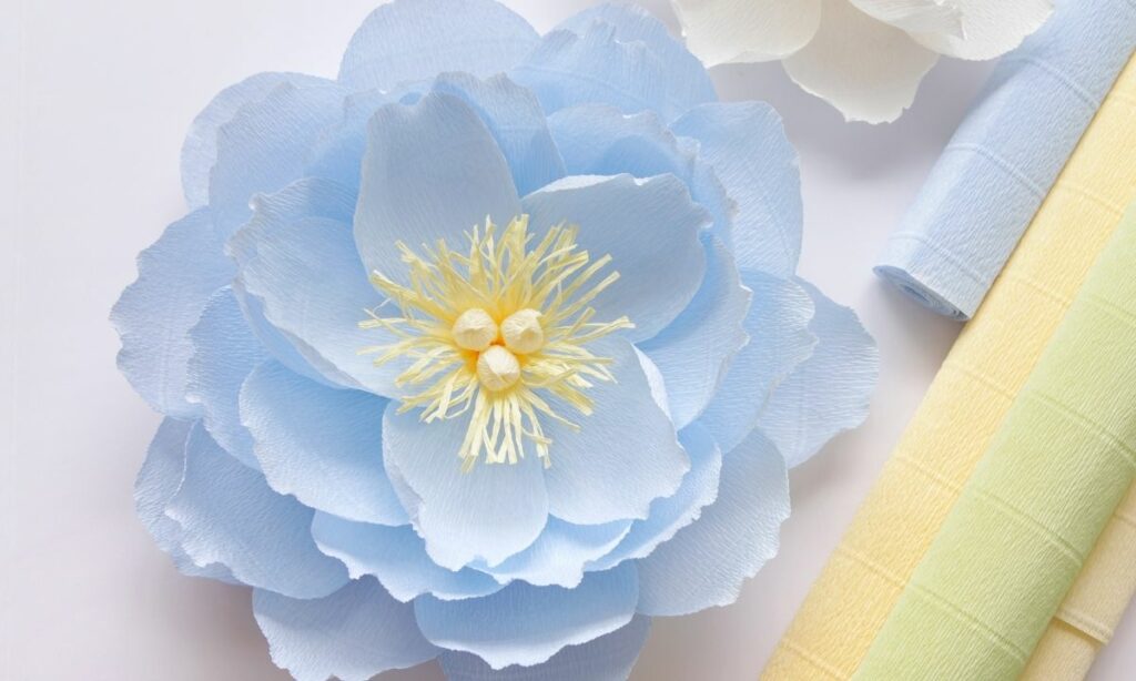 easy crepe paper flowers for beginners