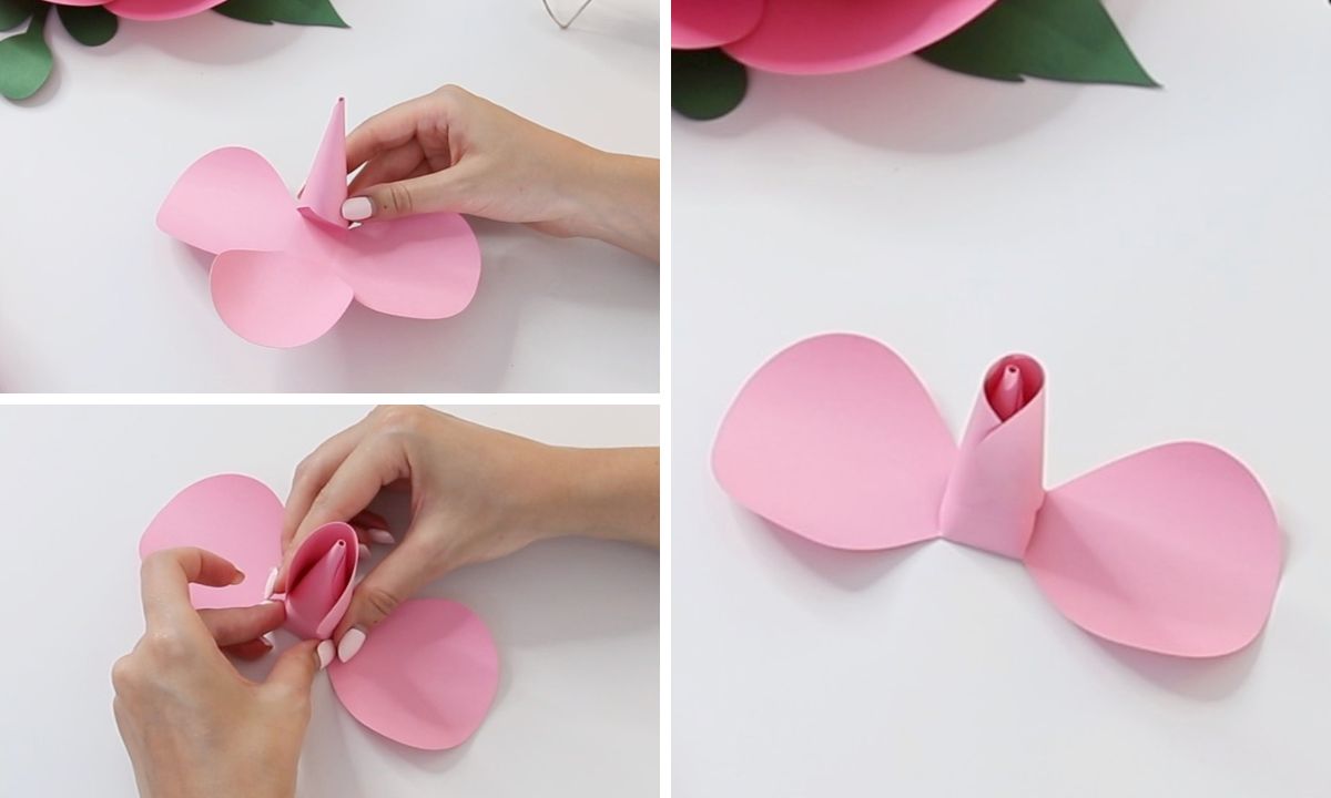 how to make paper rose flower step by step