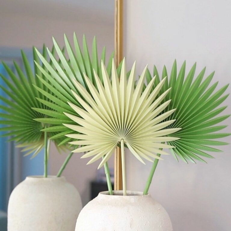 Paper Palm Leaves Template FancyBloom