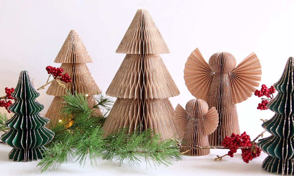 Paper Christmas tree diy