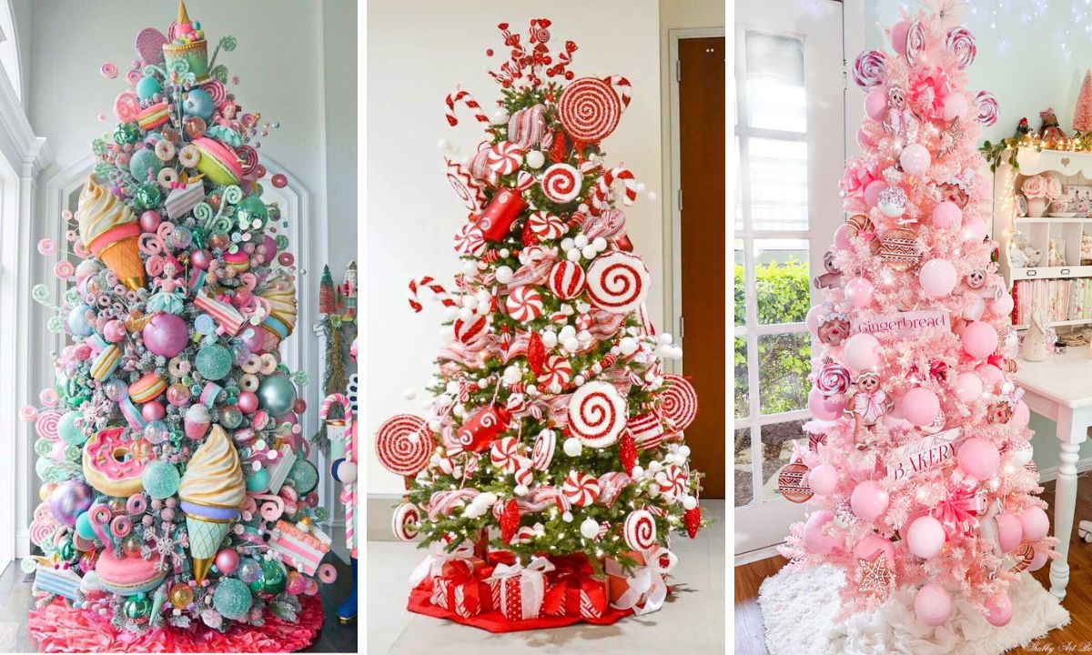 Candy Christmas tree theme ideas