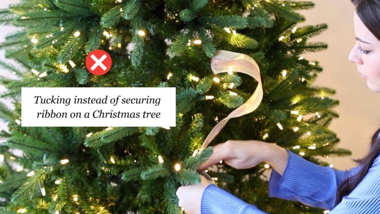 How To Put Ribbon On A Christmas Tree Like A Pro: Easy Tips And ...