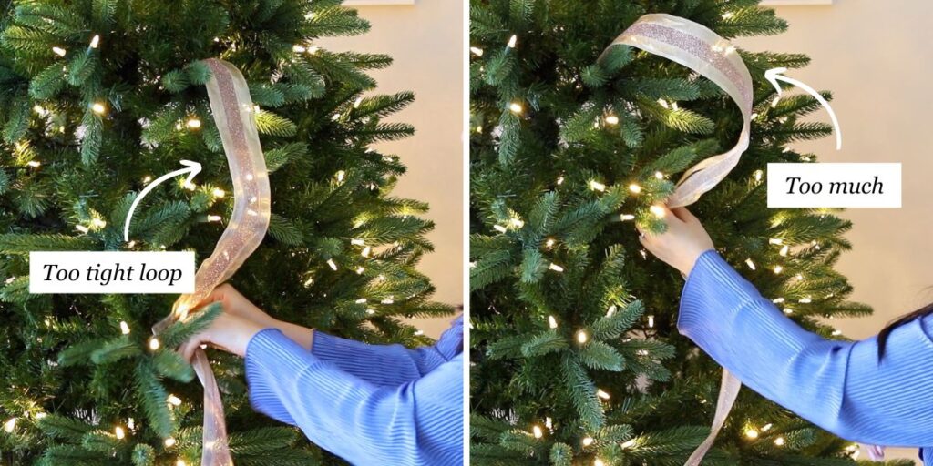 How To Tie A Christmas Tree Ribbon