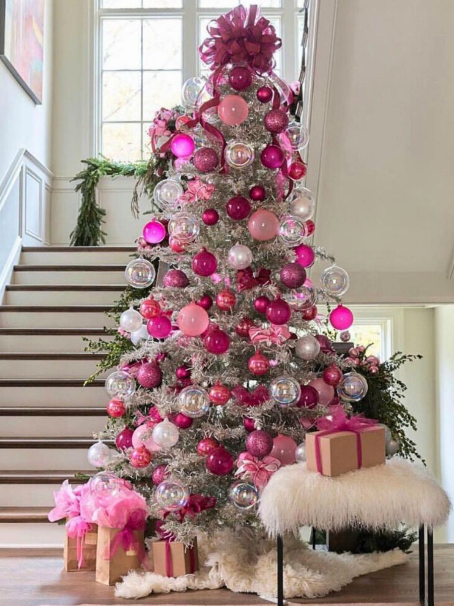 Top 2025 Christmas Decor Trends You’ll Want to Try This Season 19 pink Christmas tree