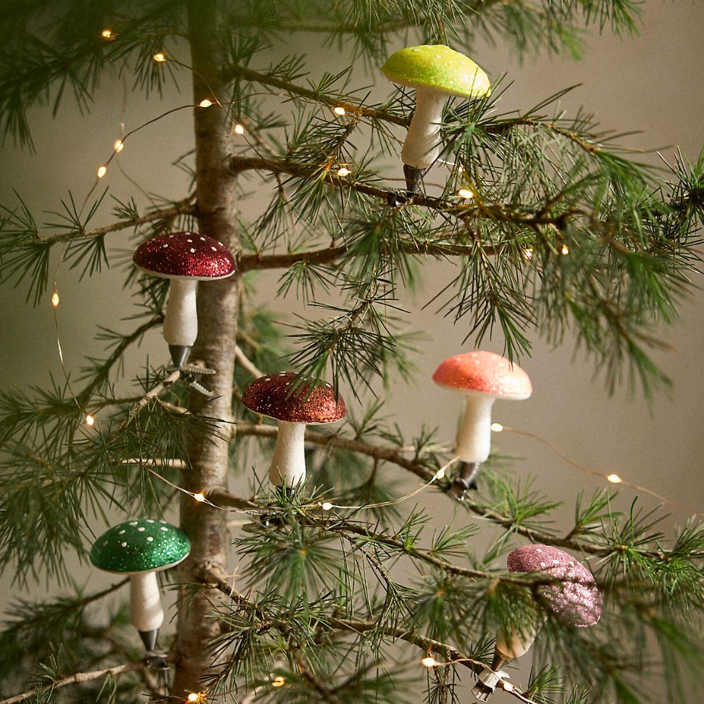 Top 2025 Christmas Decor Trends You’ll Want to Try This Season 25 mushroom Christmas ornaments