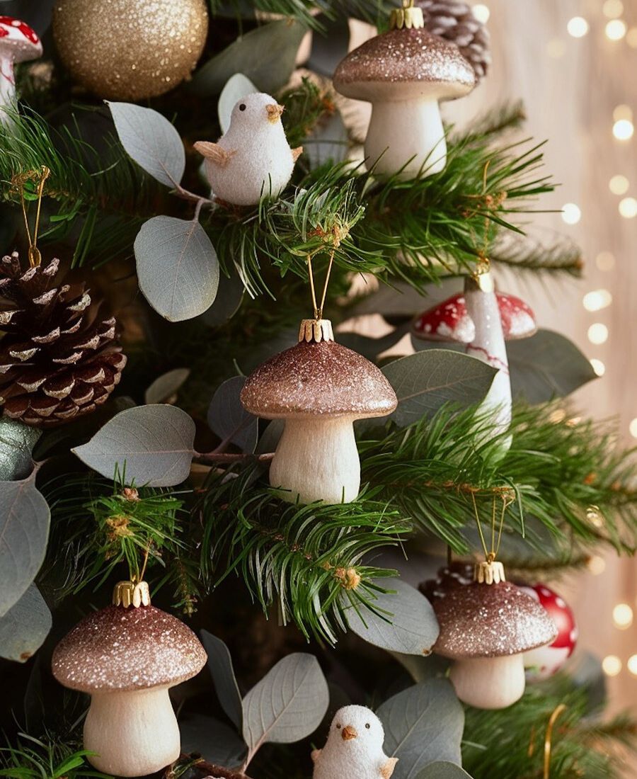 Top 2025 Christmas Decor Trends You’ll Want to Try This Season 27 mushroom Christmas decor