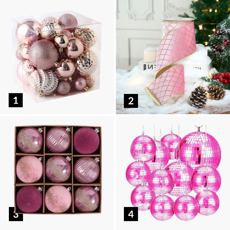 Top 2025 Christmas Decor Trends You’ll Want to Try This Season 18 Pink Christmas ornaments